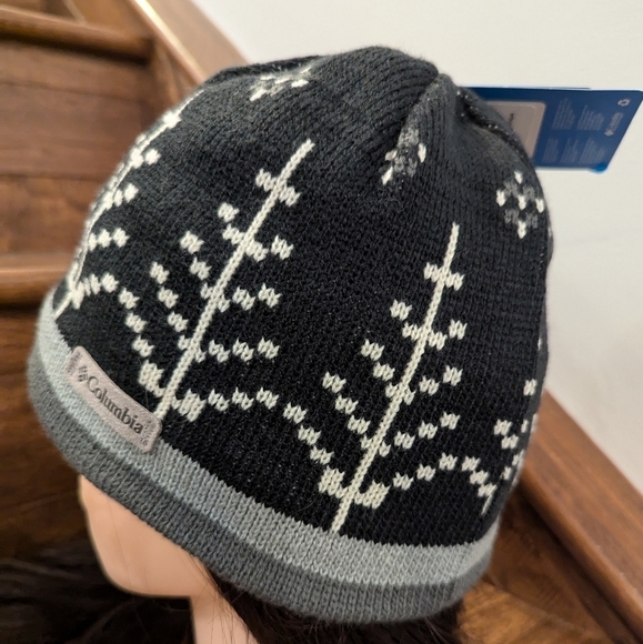 NWT Columbia Adult Rebel Mountain Omni-Heat Beanie (Black/Grey) One size Unisex - Picture 3 of 8